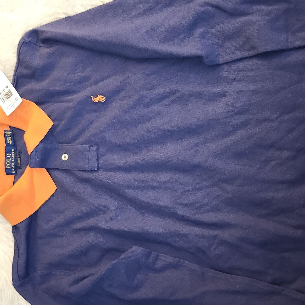 Long sleeve polo shirt